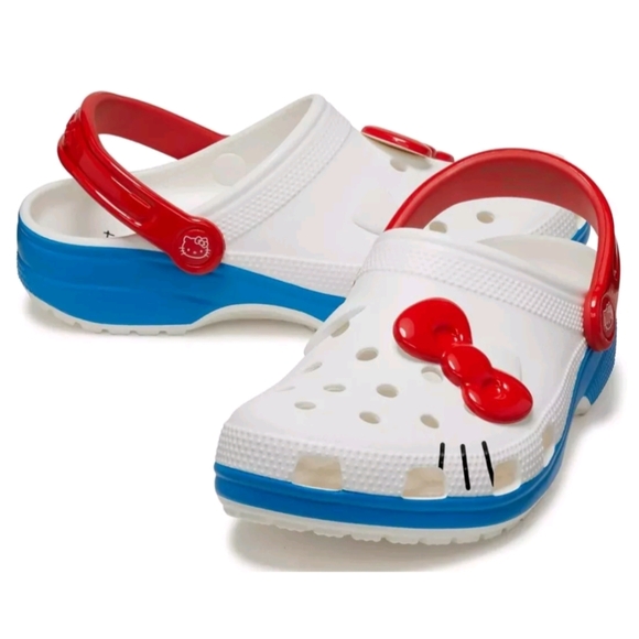 CROCS Shoes - New without tags Crocs x Hello Kitty Classic Clog 50th Anniversary M9 W11